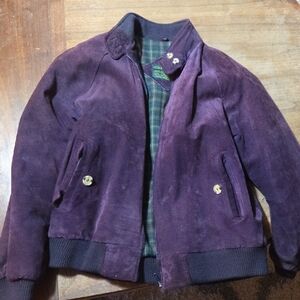 Women's Purple Suede Jacket